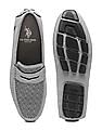 U.S. Polo Assn. Men Penny Strap Debossed Logo Asvalt Loafers