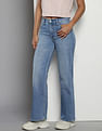 Calvin Klein High Rise Wide Leg Fit Jeans
