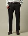 Arrow Mid Rise Solid Trousers