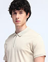 Flying Machine Solid Regular Fit Polo Shirt