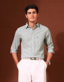 U.S. Polo Assn. Geometric Printed Tailored Fit Shirt