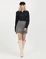 Tommy Hilfiger Wool Check Mini Skirt