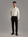 Tommy Hilfiger Striped Regular Fit Plain Woven Shirt