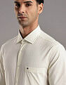 Tommy Hilfiger Striped Regular Fit Plain Woven Shirt
