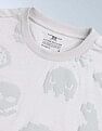 Flying Machine All Over Puff Printed Puff Digitopia T-Shirt