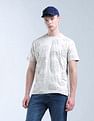 Flying Machine All Over Puff Printed Puff Digitopia T-Shirt