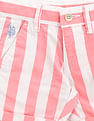 U.S. Polo Assn. Kids Boys Vertical Stripe Cotton Shorts