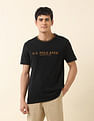 U.S. Polo Assn. Brand Embroidered Modern Monochrome T-Shirt