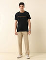 U.S. Polo Assn. Brand Embroidered Modern Monochrome T-Shirt
