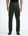 Flying Machine Mid Rise Slim Fit Cargo Pants
