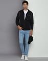 Calvin Klein High Neck Curved Piping Sweatshirt