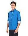 U.S. Polo Assn. Spread Collar Printed Casual Shirt