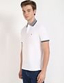 Tommy Hilfiger Solid Regular-Fit Cotton Polo Shirt