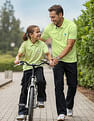 U.S. Polo Assn. Kids Girls Brand Printed Relaxed Fit Polo Shirt
