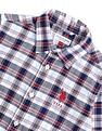 U.S. Polo Assn. Kids Boys Gingham Checked Regular Fit Shirt