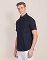U.S. Polo Assn. Short Sleeve Cotton Solid Casual Shirt
