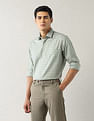 Arrow Glen Checked Manhattan Slim Fit Shirt