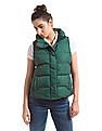 U.S. Polo Assn. Women Paisley Print Puffer Gilet Jacket