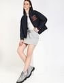 Tommy Hilfiger Regular-Fit Polyester Baseball Collar Bomber Jacket