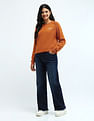 U.S. Polo Assn. Women Raglan Sleeves Cotton Sweater