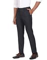 Arrow Mid Rise Grid Tattersall Check Trousers