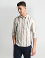 U.S. Polo Assn. Denim Co. Vertical Stripe Slim Fit Shirt
