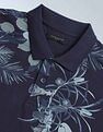 Flying Machine Floral Printed Color Of Home Polo Shirt