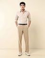 U.S. Polo Assn. Windowpane Checked Tailored Fit Shirt