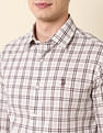 U.S. Polo Assn. Grid Tattersall Checked Tailored Fit Shirt