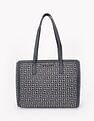 Tommy Hilfiger Logo Blue Polyester Tote Bag