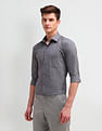 Arrow Slim Fit Solid Pattern Shirt
