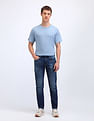 Flying Machine Slash Slim Tapered Fit Blue Jeans