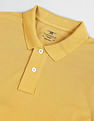 Flying Machine Solid Cotton Polo Shirt