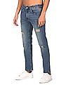 Flying Machine Michael Slim Tapered Fit Distressed Jeans