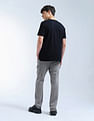 Flying Machine Slim Jogger Fit Solid Trousers