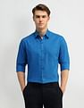 Arrow Solid Manhattan Slim Fit Shirt