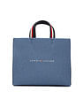 Tommy Hilfiger Logo Blue Polyester Handbags