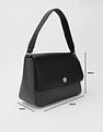 Tommy Hilfiger Logo Black Pvc Hand Bag