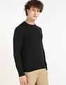 Tommy Hilfiger Solid Regular-Fit Cotton Sweater