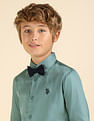 U.S. Polo Assn. Kids Boys Pure Cotton Regular Fit Shirt