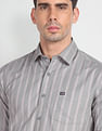 Arrow Sports Vertical Stripe Manhattan Slim Fit Shirt