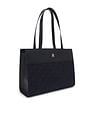 Tommy Hilfiger Logo Blue Polyester Tote Bag