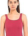 U.S. Polo Assn. Women U-Neck Melange Tank Top
