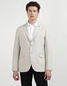Tommy Hilfiger Honeycomb Basket Weave Structured Blazers