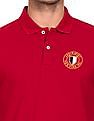Arrow Sports Solid Cotton Pique Polo Shirt