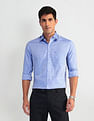 Arrow Geometric Patterned Twill Shirt