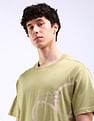 Flying Machine Abstract Print Relaxed Fit T-Shirt