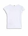Tommy Hilfiger Kids Girls Solid Slim-Fit Cotton T-Shirt