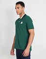 Flying Machine Short Sleeve Solid Polo Shirt