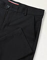 Arrow Sport Solid Mid Rise Autoflex Trousers